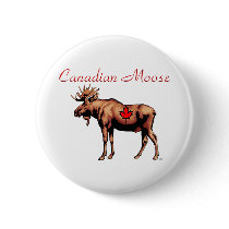 Canadian Moose Button