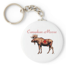 Canadian Moose Keychain