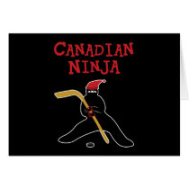 Canadian Ninja Greeting Cards