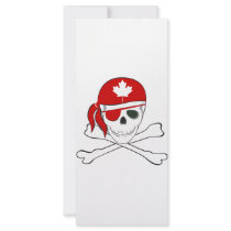 Canadian Pirate Rack Card Template
