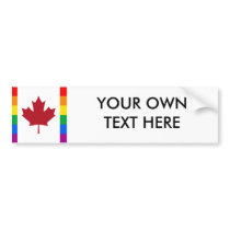 CANADIAN PRIDE MAPLE BUMPER STICKERS