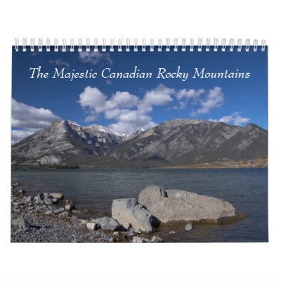 Canadian Rocky Mountains Wall Calendars by 5imaging