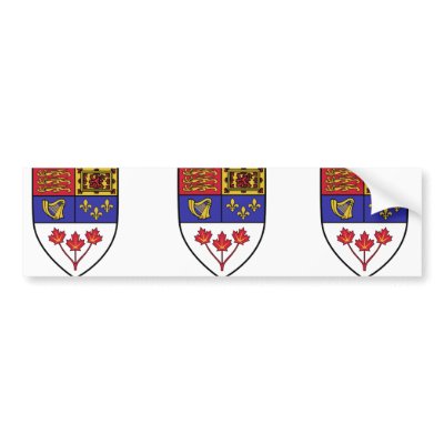 Canadian Shield, Canada Bumper Stickers by bestflag
