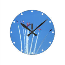 Canadian Snowbirds Planes wall clocks