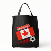 Canadian Soccer Team Tote Bags bag