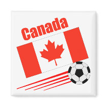 Canadian Soccer Team Magnet magnet