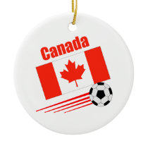 Canadian Soccer Team Christmas Ornaments