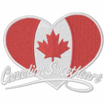 Canadian Sweetheart embroidered shirts