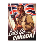 Canadian War Propaganda Postcard