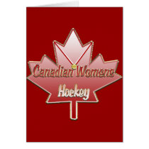 Canadian Womens Hockey Card by Hockey_crazee Canadian Womens Hockey Card