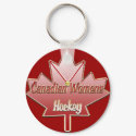 Canadian Womens Hockey Keychain by Hockey_crazee Canadian Womens Hockey Keychain