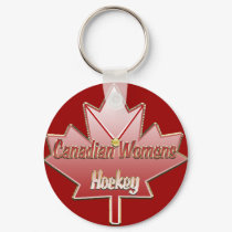 Canadian Womens Hockey Keychain by Hockey_crazee Canadian Womens Hockey Keychain