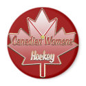 Canadian Womens Hockey Magnet by Hockey_crazee Canadian Womens Hockey Magnet