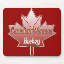 Canadian Womens Hockey Mousepad by Hockey_crazee Canadian Womens Hockey Mousepad