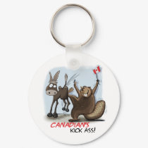 Canadian's kick Ass Keychain