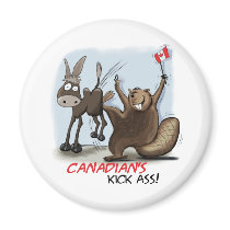 Canadian's kick Ass Magnet