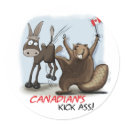 Canadian's kick Ass Sticker