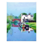 CANAL BOATS ART PHOTO