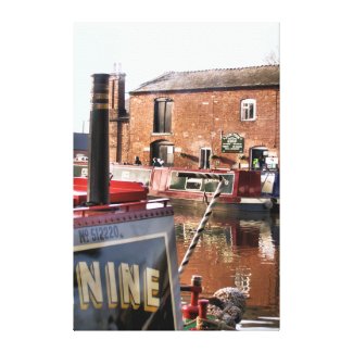CANAL BOATS zazzle_wrappedcanvas