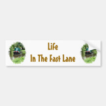 CANAL BOATS UK BUMPER STICKER