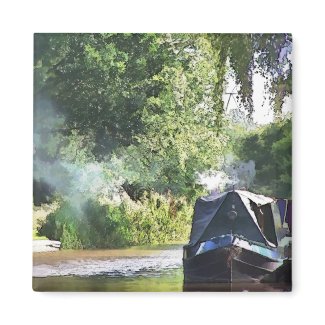 CANAL BOATS UK zazzle_magnet