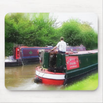 CANAL BOATS UK mousepads by twocompany CANAL BOATS UK mousepads