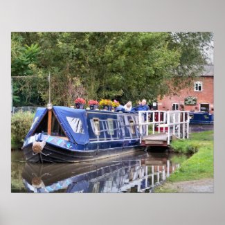 CANAL BOATS UK zazzle_print