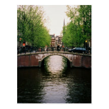 Canal Bridge Postcard