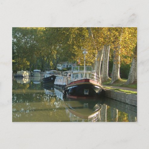 Canal du Midi - Capestang postcard