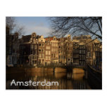 Canal houses post card