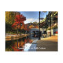 Canal Walk in Fall Colors Postcard