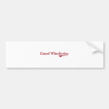 Canal Winchester Ohio Classic Design Bumper Stickers