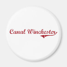 Canal Winchester Ohio Classic Design Magnet