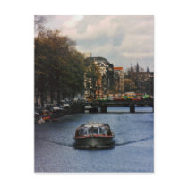 Canalboat Postcard by rukeman Canalboat Postcard