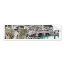 Canals Gondolas Bridges Las Vegas bumper stickers
