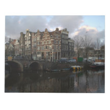 Canals in Amsterdam Memo Pads