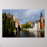 Canals of Bruges Poster
