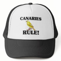 CANARIES Rule! hats by AnimalShirts CANARIES Rule! hats