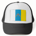 Canary Islands Flag Hat by FlagTshirts Canary Islands Flag Hat