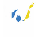 Canary Islands flag map t-shirts by FlagStore Canary Islands flag map t-shirts