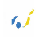 Canary Islands flag map t-shirts by FlagStore Canary Islands flag map t-shirts