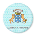 Canary Islands High Quality Coat of Arms Refrigerator Magnet