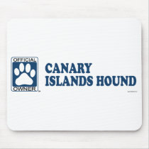 Canary Islands Hound Blue mousepads by GenuineDogOwner Canary Islands Hound Blue mousepads