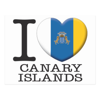 canary postcard islands postcards zazzle