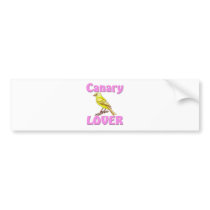 Canary Lover bumper stickers