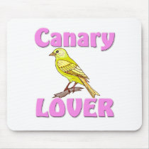 Canary Lover mousepads by AnimalShirts Canary Lover mousepads
