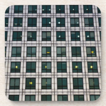 Canary Wharf  Abstract Coaster