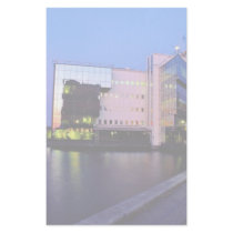 Canary Wharf at sunset Customized Stationery