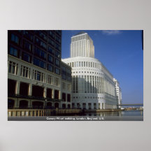 Canary Wharf building, London, England, U.K. Posters