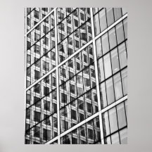 Canary Wharf London Abstract Print